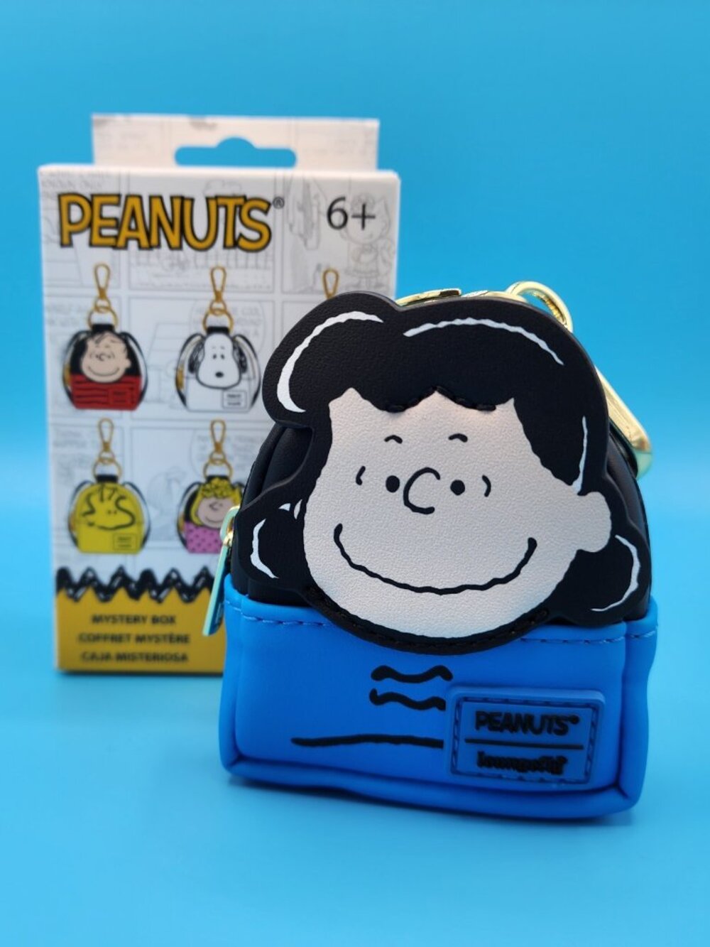 Loungefly Peanuts Gang Cosplay Mystery Mini Backpack Keychain Charm Lucy NEW